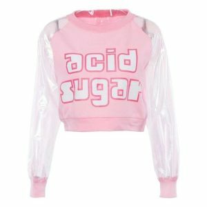 Acid Sugar Top: Trendy Y2K Fashion for Iconic 2000s Style Outfits