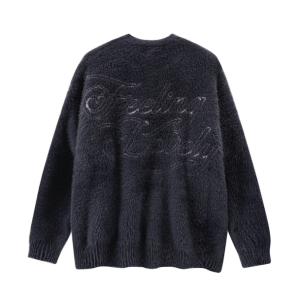 Angelic Spirit Y2K Sweater: Embrace 2000s Fashion Aesthetic & Style