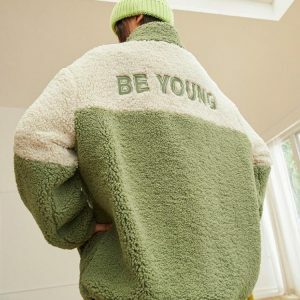 Be Young Teddy Jacket - Trendy Y2K Fashion for Effortless Style