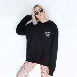 Broken Dreams Club Hoodie - Y2K Fashion Essential for 2000s Style