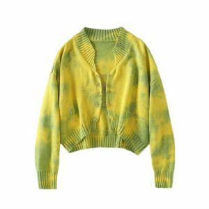 Color Explosion Sweater - Y2K Fashion Statement for Bold 2000s Style