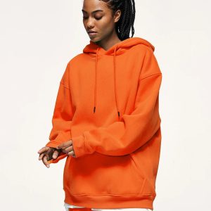 Colorful Y2K Fashion Basic Pullover Hoodie - Trendy 2000s Style