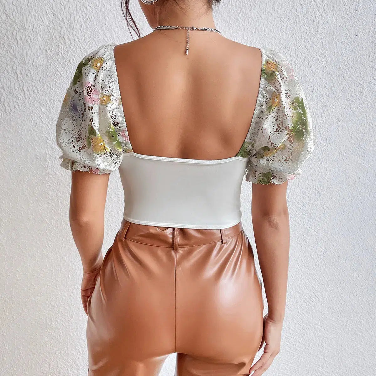 Floral Y2K Crop Corset Top - Trendy 2000s Style for Effortless Aesthetic