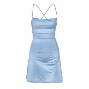 Forever Dreaming Backless Blue Dress - Y2K Fashion & 2000s Style