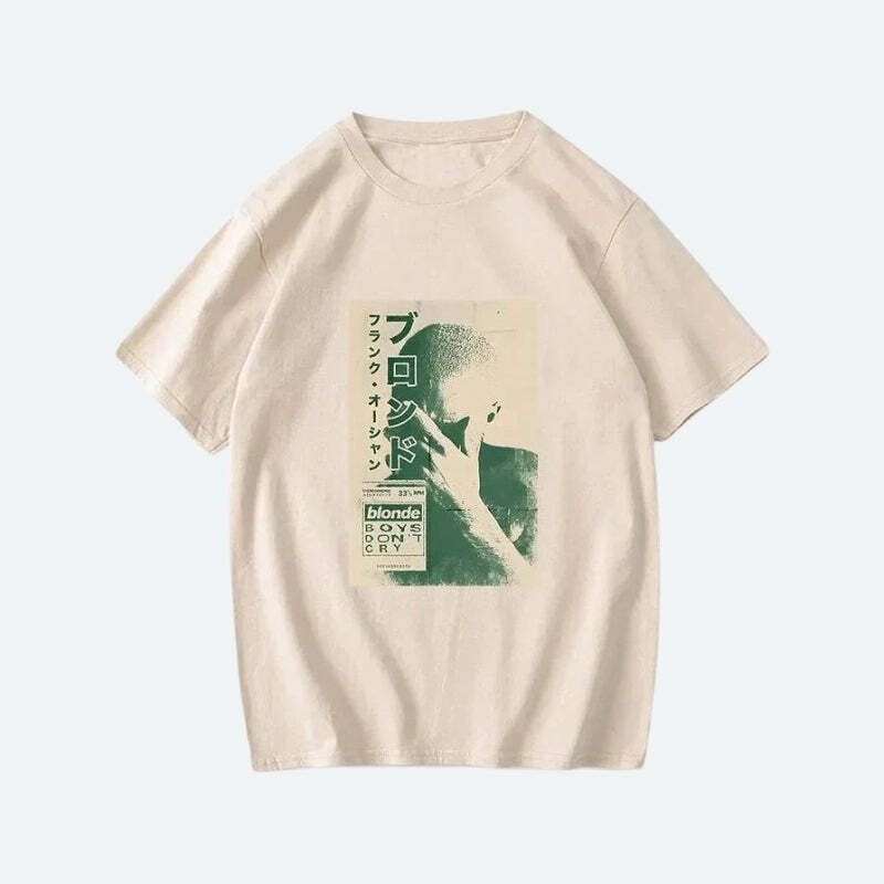 Frank Ocean Tee - Y2K Fashion Inspired 2000s Style Graphic Top