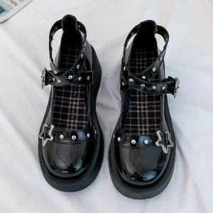 Galaxy Star Shoes: Y2K Fashion Footwear for Trendy 2000s Style