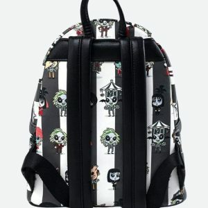 Goth Beetlejuice Backpack - Y2K Fashion Inspired 2000s Style Accessory