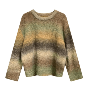 Gradient Retro Sweater - Y2K Fashion Essential for 2000s Style Lovers