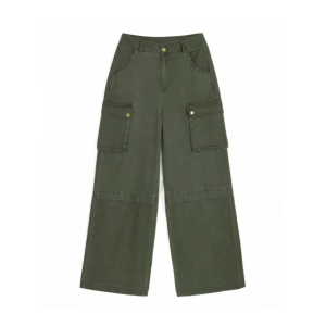 Grassy Green Y2K Cargo Jeans - Trendy 2000s Style for Effortless Looks