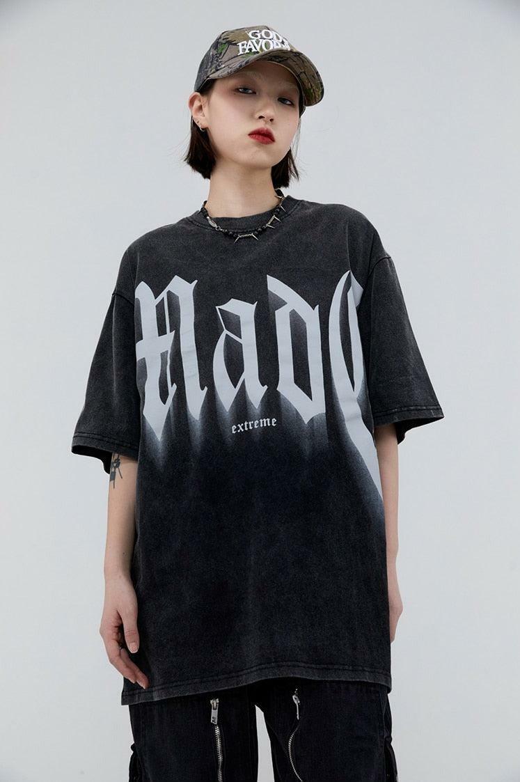 Grunge Made Extreme Tee - Y2K Fashion Essential for Bold 2000s Style