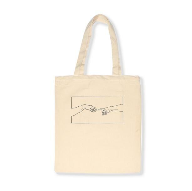 Hand of God Tote Bag - Y2K Fashion Essential for 2000s Style Lovers