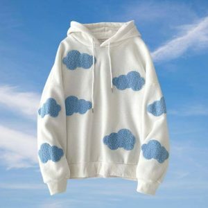 Head In The Clouds Y2K Hoodie - Trendy 2000s Fashion Essential