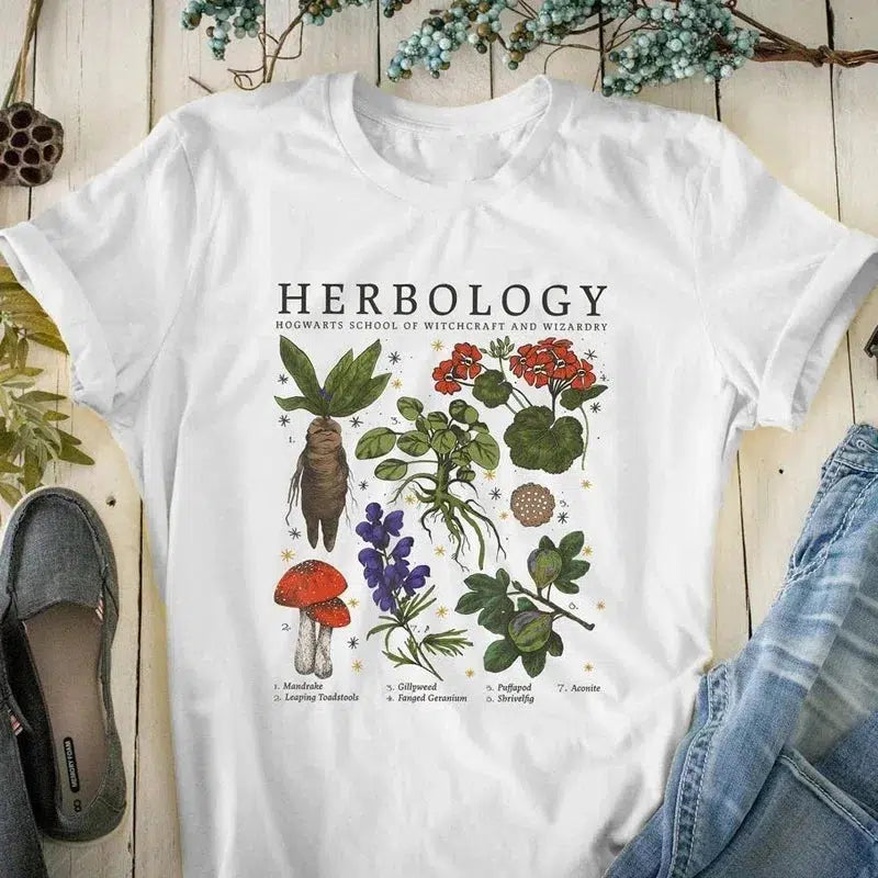 Herbology Tee: Embrace Y2K Fashion with 2000s Style and Aesthetic