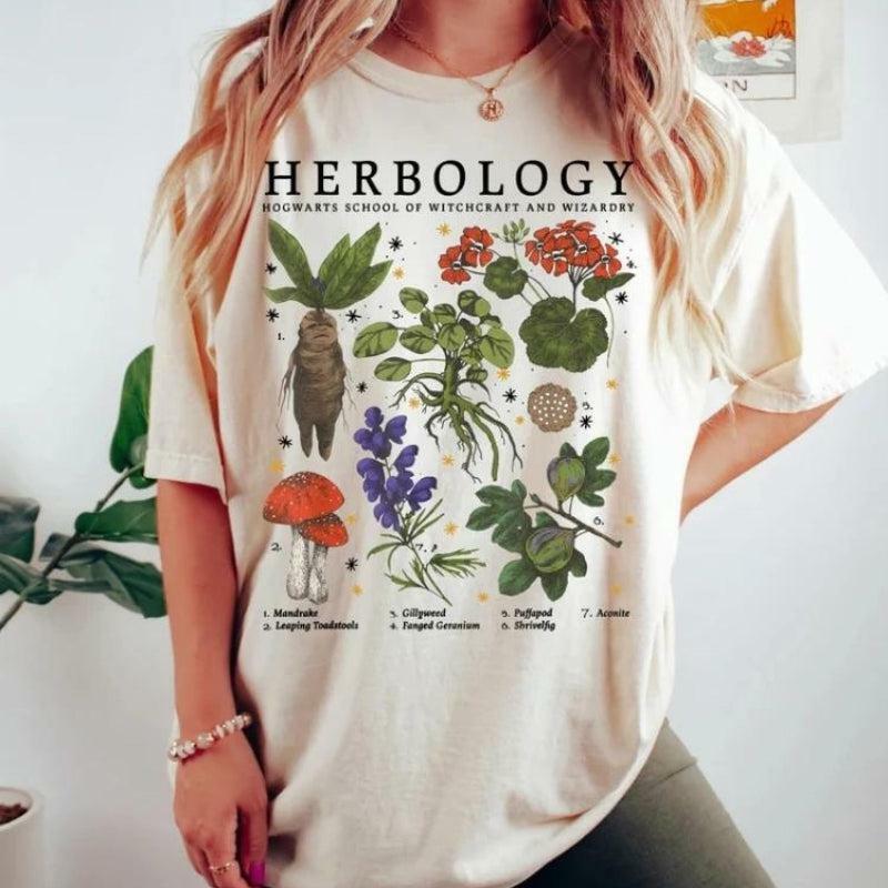 Herbology Tee: Embrace Y2K Fashion with 2000s Style and Aesthetic