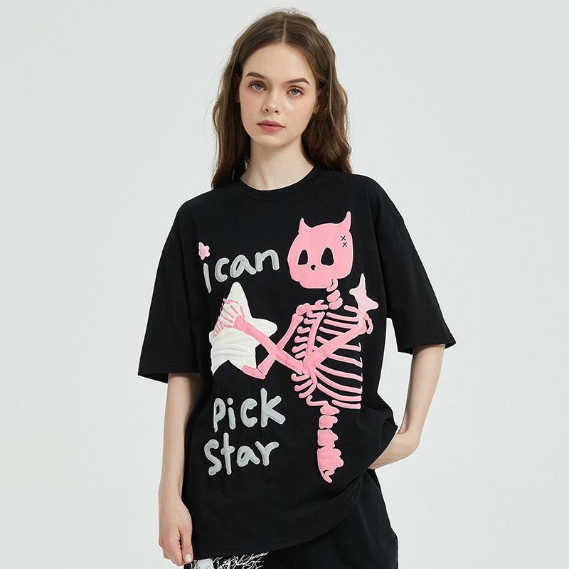 I Can Pick Star Tee - Trendy Y2K Fashion Top for Stylish Outfits