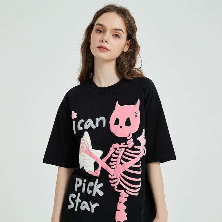 I Can Pick Star Tee - Trendy Y2K Fashion Top for Stylish Outfits