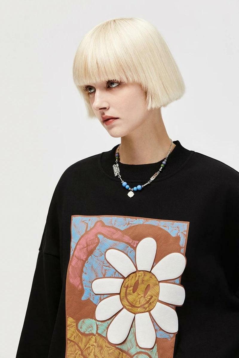 Indie Take a Rest Y2K Fashion Sweatshirt - 2000s Style Aesthetic Top