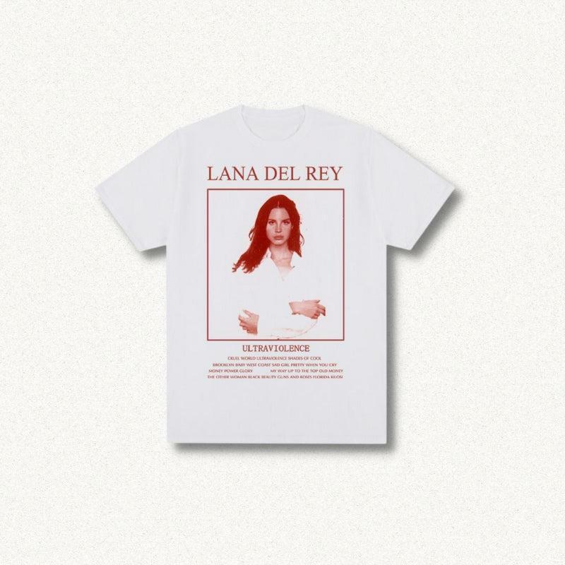 Lana Del Rey Y2K Aesthetic Tee - 2000s Fashion Inspired Top