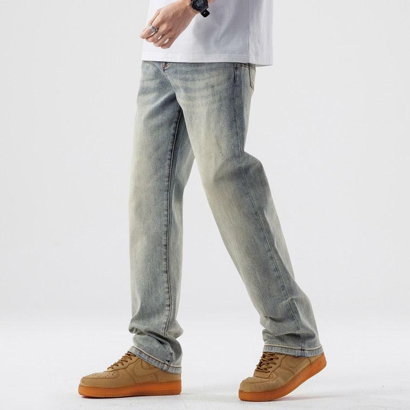 Light Wash Y2K Straight Leg Jeans - 2000s Fashion Essential