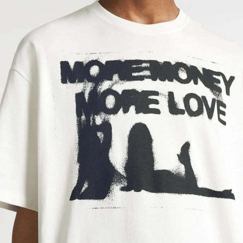 More Money More Love Tee - Y2K Fashion Statement for Trendy Outfits