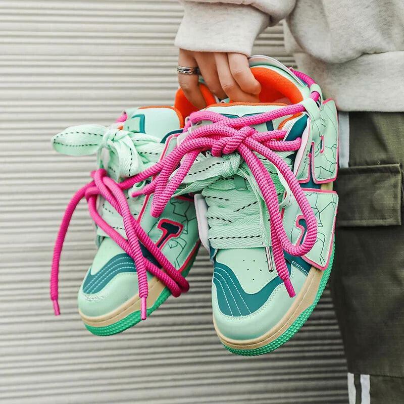 Neon Sneakers: Y2K Fashion Must-Have for 2000s Style Enthusiasts