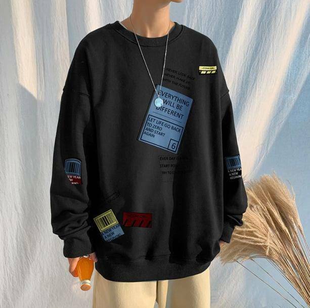 Never Look Back Y2K Sweatshirt - Retro 2000s Fashion Essential