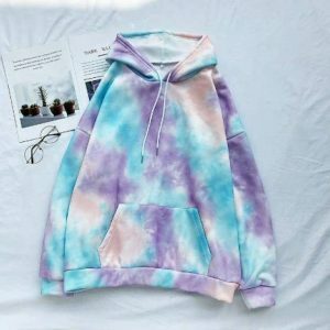 Pastel Clouds Y2K Hoodie - Trendy 2000s Fashion Aesthetic Wear