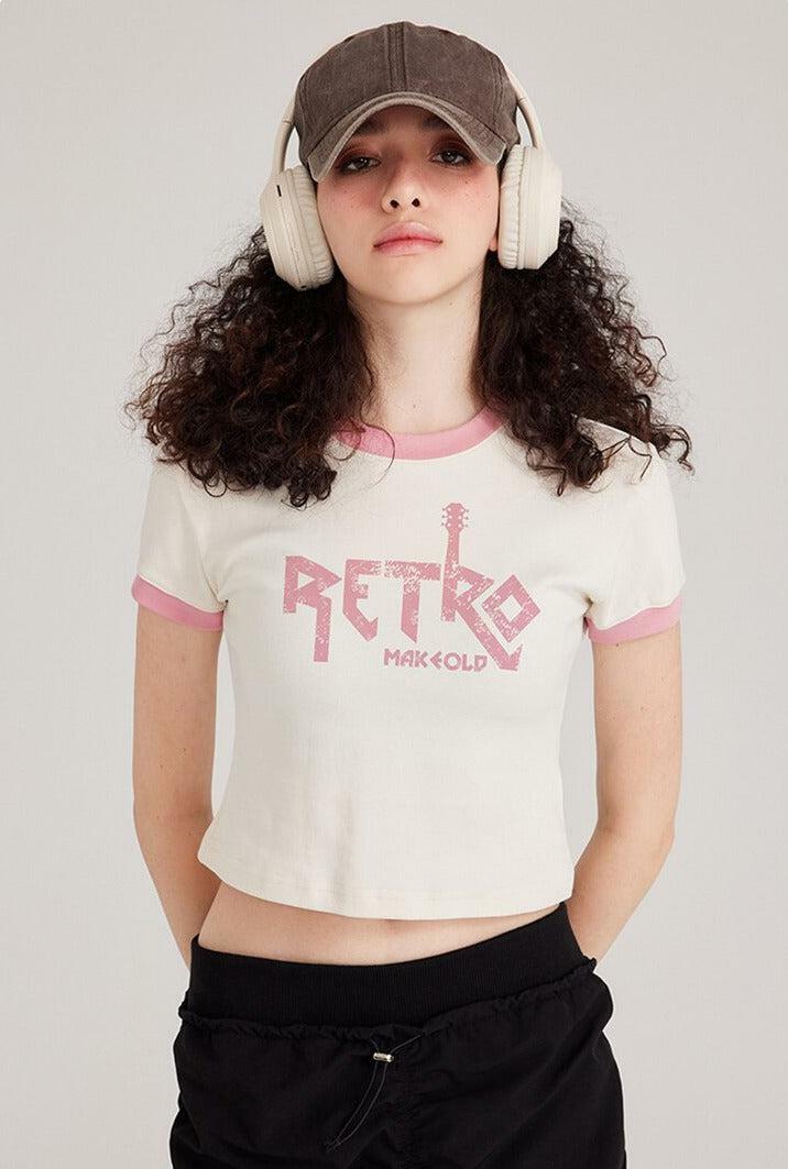 Retro Y2K Fashion Tee: Vintage 2000s Style for Trendy Outfits