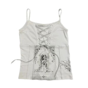 Santa Maria Crop Top - Y2K Fashion Essential for Trendy Outfits