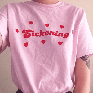 Sickening Y2K Aesthetic Tee - Trendy 2000s Style for Bold Fashionistas