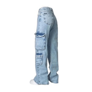 Sky Blue Y2K Fashion Street Style Jeans - Trendy 2000s Aesthetic Fit