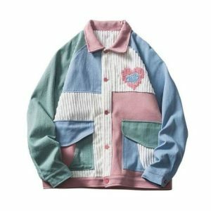 Soft Girl Pastel Jacket - Y2K Fashion Essential for Trendy Outfits