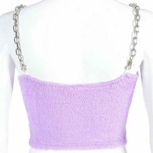 Soft Lavender Y2K Crop Top - Trendy 2000s Style for Effortless Aesthetic