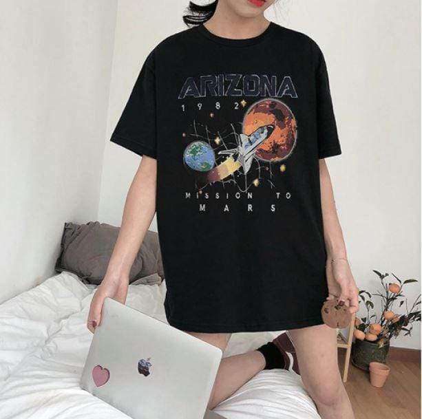 Space Arizona T-Shirt: Y2K Fashion Essential for Trendy Outfits