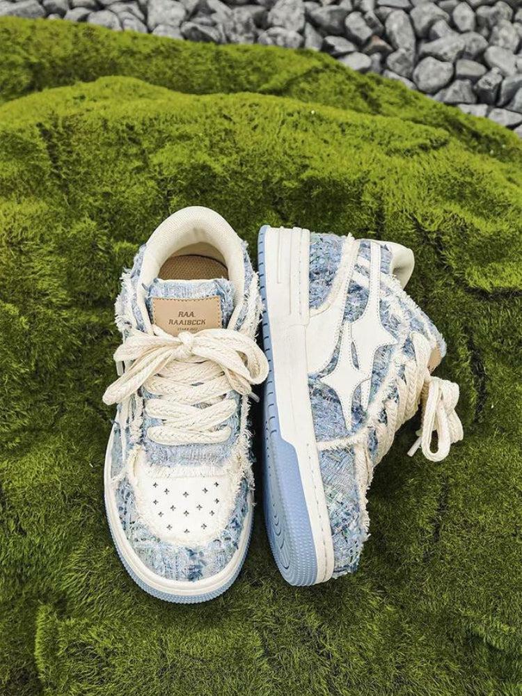 Star Patch Sneakers: Embrace Y2K Fashion with 2000s Style Vibes