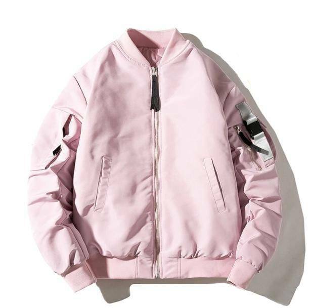 Thick Aesthetic Bomber Jacket - Y2K Fashion Essential for 2000s Style