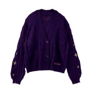 Trendy Purple Y2K Sweater - Vintage 2000s Style for Ultimate Aesthetic