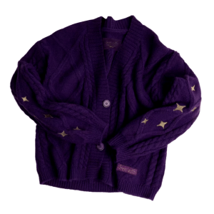 Trendy Purple Y2K Sweater - Vintage 2000s Style for Ultimate Aesthetic