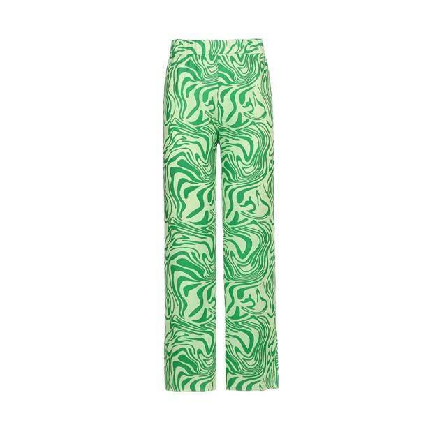 Trendy Straight Leg Green Y2K Pants for a Stylish 2000s Look