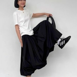 Trendy Y2K Bubble Midi Skirt - Embrace 2000s Fashion Aesthetic