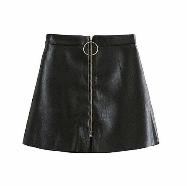 Trendy Y2K High Waist Mini Skirt - 2000s Fashion Aesthetic Outfit