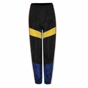 Trendy Y2K High Waist Patchwork Pants - 2000s Fashion Aesthetic