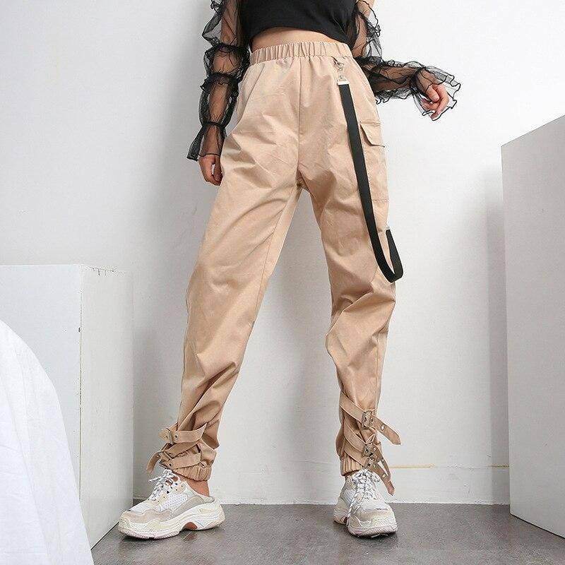 Trendy Y2K High Waisted Pants - Embrace 2000s Fashion Aesthetic