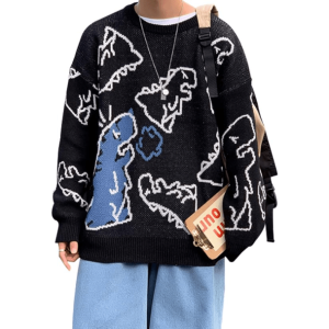 Trendy Y2K Sweater: Retro 2000s Fashion for a Chic Aesthetic Look