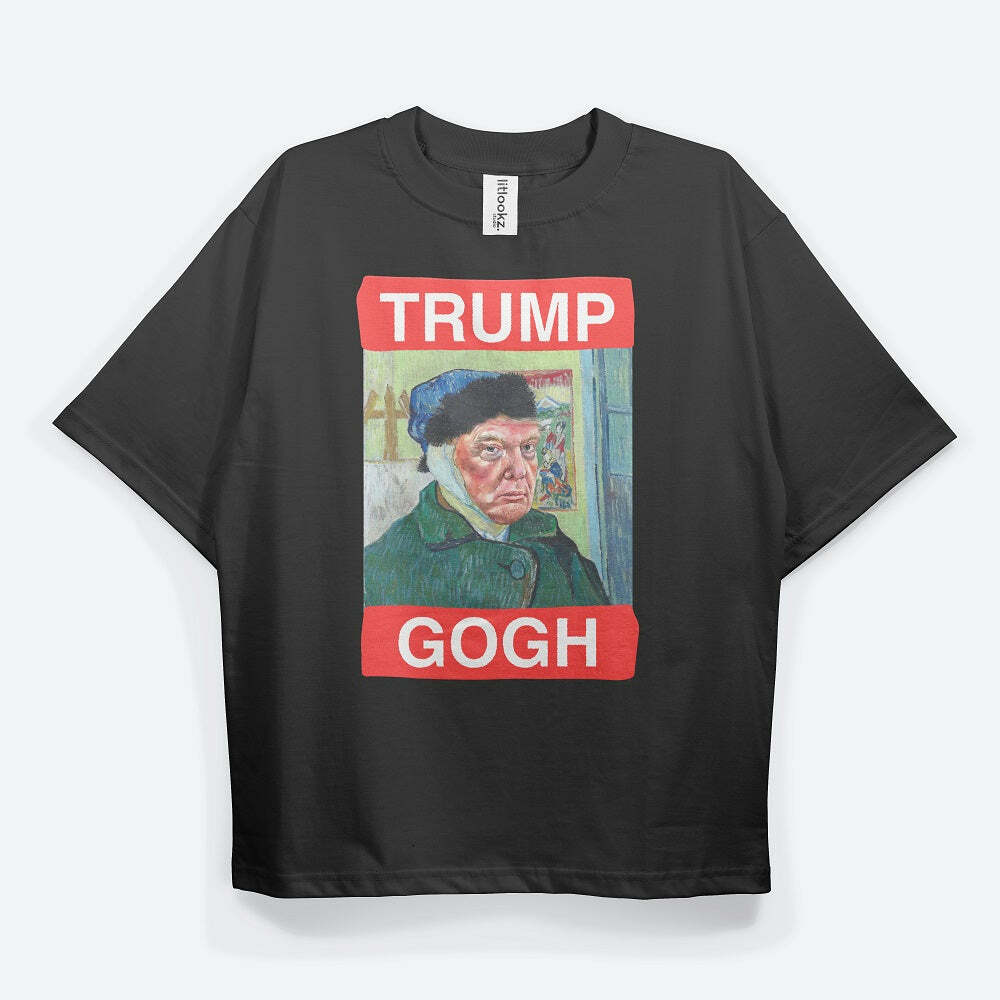 Tr*mp Gogh' Tee: Y2K Fashion Inspired 2000s Style Graphic Top