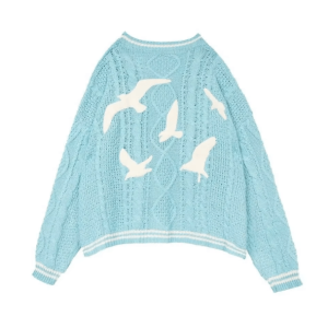 Y2K Aesthetic 90s Baby Sweater - Retro 2000s Fashion Essential