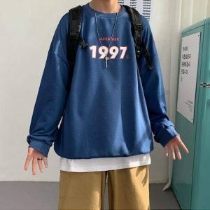 Y2K Aesthetic 90's Sweatshirt - Retro 2000s Fashion Essential