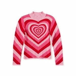 Y2K Aesthetic Baby Girl Sweater - Trendy 2000s Fashion Top