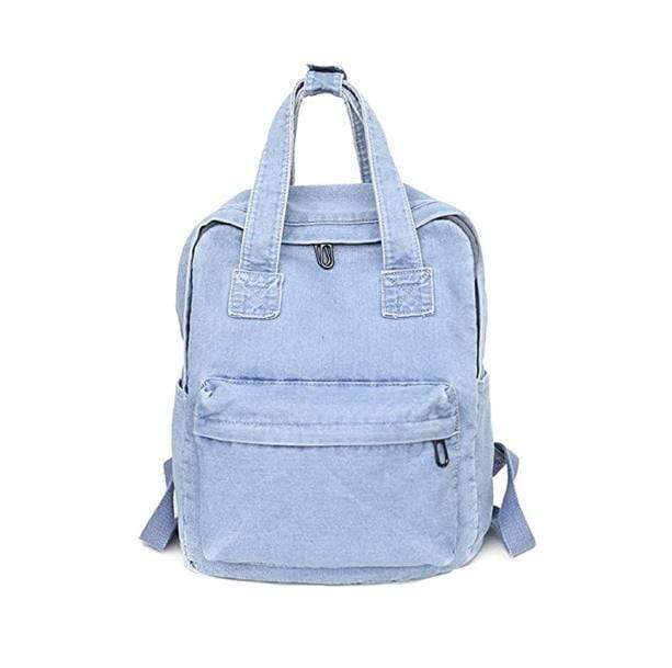 Y2K Aesthetic Denim Backpack - Trendy 2000s Style for Fashion Lovers