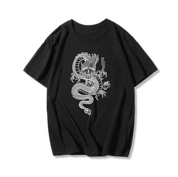 Y2K Aesthetic Dragon T-Shirt - Trendy 2000s Style Graphic Tee